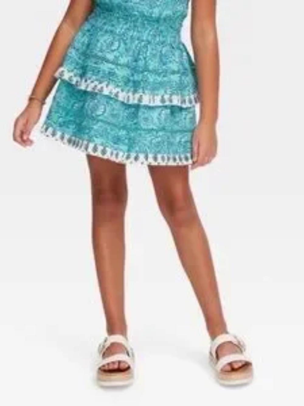 NWT Roller Rabbit x Target Floral Set Tiered Mini Skirt & Smocked Tank - Picture 3 of 4